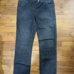 RVCA Black Charcoal Straight Men's Jeans